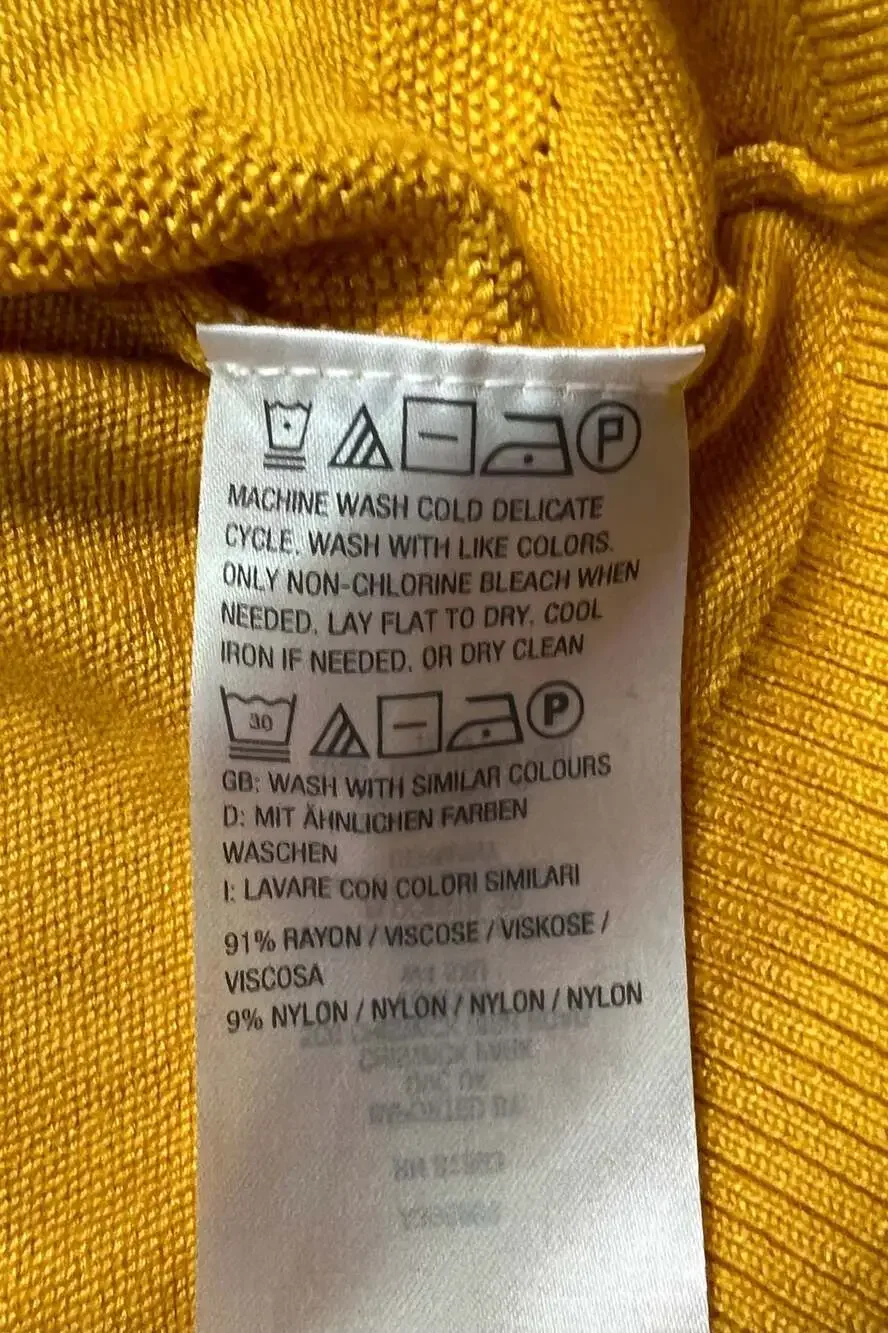 Jason Wu Women's Cropped Yellow Diamond Pattern Pointelle Knit Cardigan XL